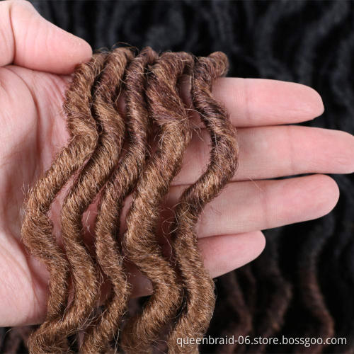 Synthetic Chemical Fiber Hair Gypsy Goddess Loves Hair Soft Wavy Curls Crochet Braids Artificial Crochet Hair